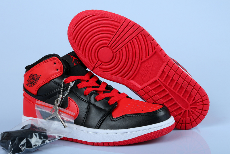 New 2014 Air Jordan 1 Mens Red/Black